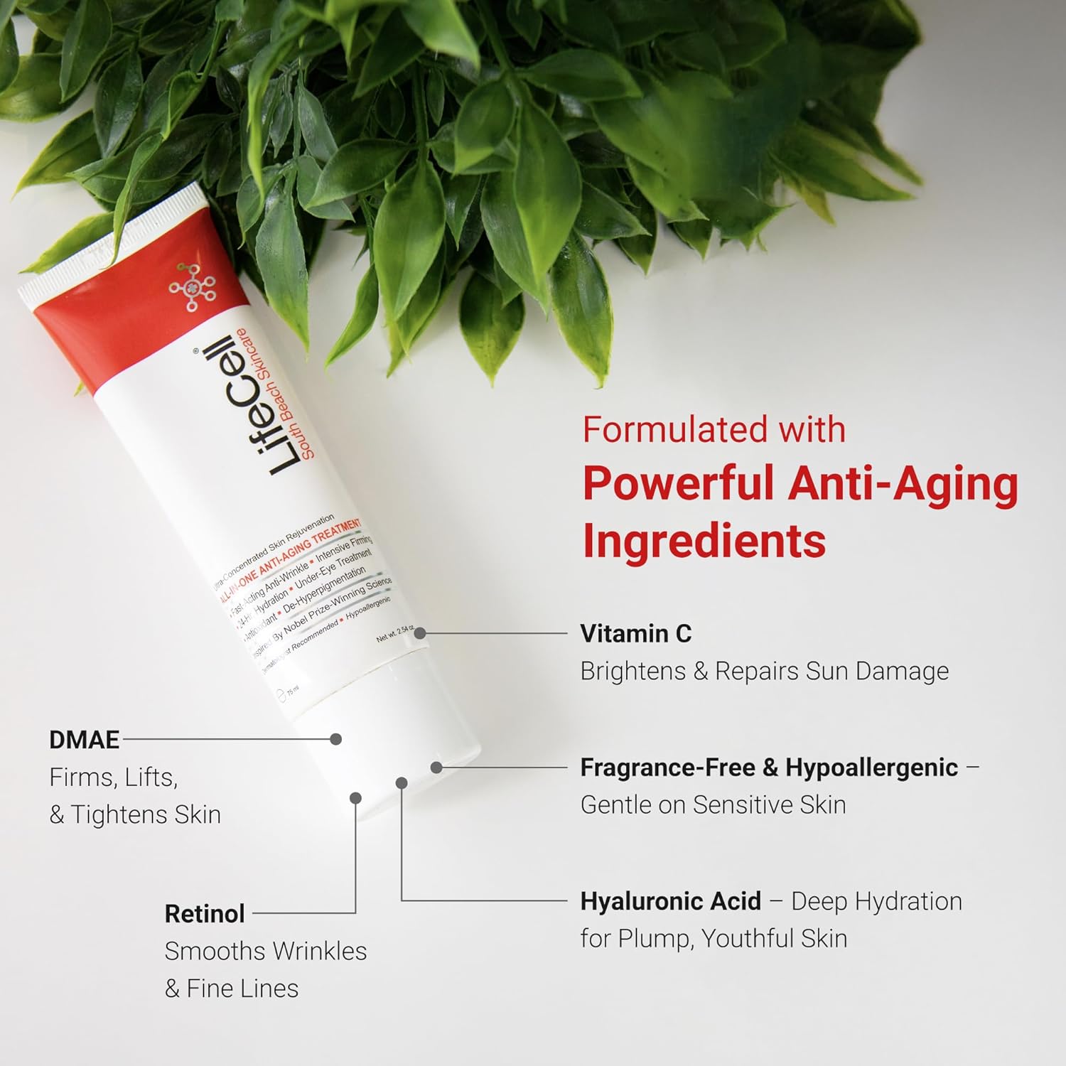 LifeCell Skin All in One Anti Aging Treatment 2.54 Oz